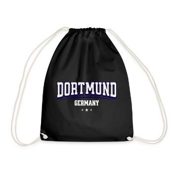 Dortmund Shirt für Deutschland Fans - Turnbeutel - Schwarz - Vorne