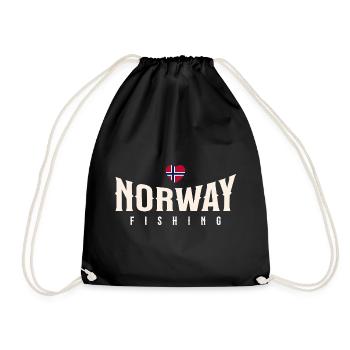 Norvège Pêche - Sac de sport léger - noir - Devant
