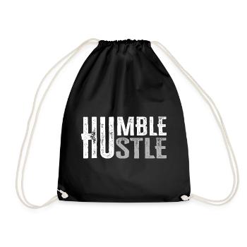 Humble Hustle Entrepreneur Homme d’affaires Businesswo - Sac de sport léger - noir - Devant