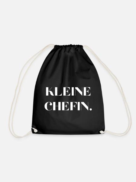 Kleine Chefin - Turnbeutel - Schwarz