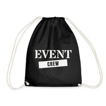 Event Crew - Turnbeutel - Schwarz - Vorne