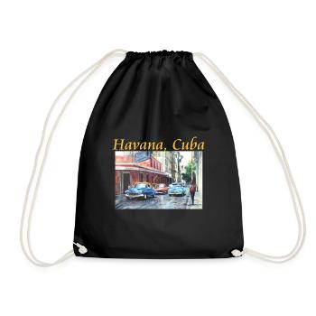 La Havane Cuba Floridita Art - Sac de sport léger - noir - Devant