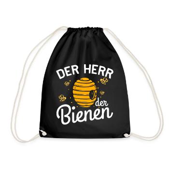 DER HERR DER BIENEN - Turnbeutel - Schwarz - Vorne