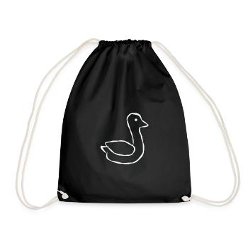 Animal canard - Sac de sport léger - noir - Devant