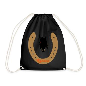 Horseshoe Friezes - Drawstring Bag - black - Front