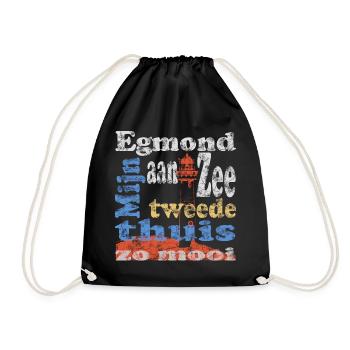 Egmond aan Zee Holland - Turnbeutel - Schwarz - Vorne