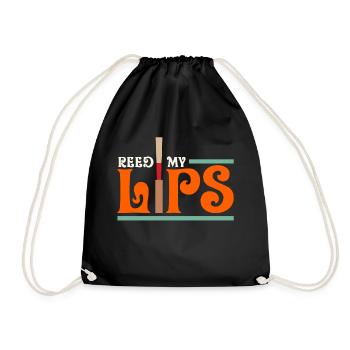 oboe - Drawstring Bag - black - Front