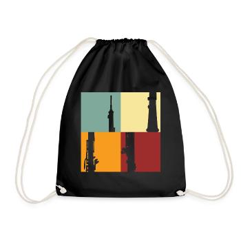 oboe - Drawstring Bag - black - Front
