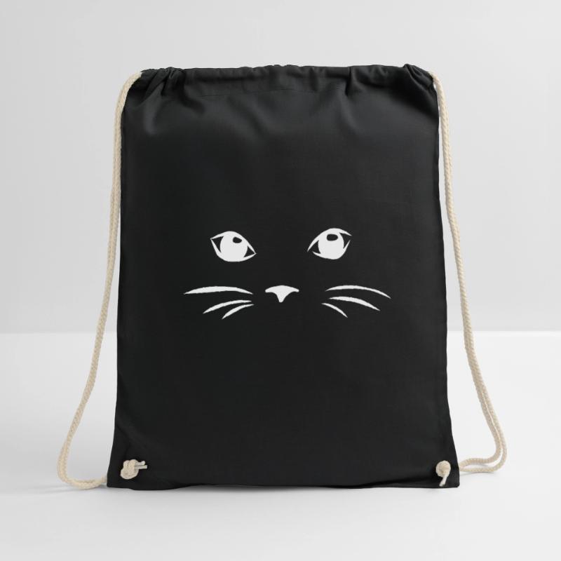 Chat Visage Chat Chat Chatte Chatte Cadeau Sac de sport léger
