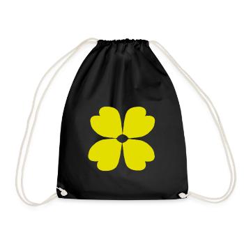 Fleur plante jardinier fleurs jaune bloom jardin - Sac de sport léger - noir - Devant