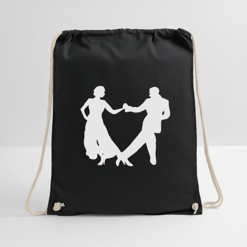 Tango dancer salsa gift dance couple dancing dance Drawstring Bag