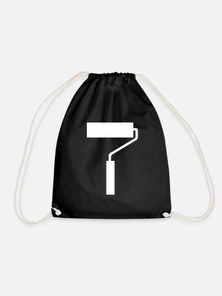 Pinceau Peinture Peintre Vernis Pinceaux Peinture - Sac de sport léger - noir