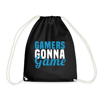 Players will play - Drawstring Bag - black - Front