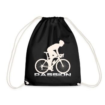 Bike - Drawstring Bag - black - Front