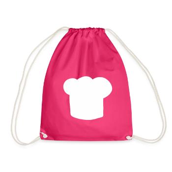 Chapeau de chef cuisinier boulanger passe-temps - Sac de sport léger - fuchsia - Devant