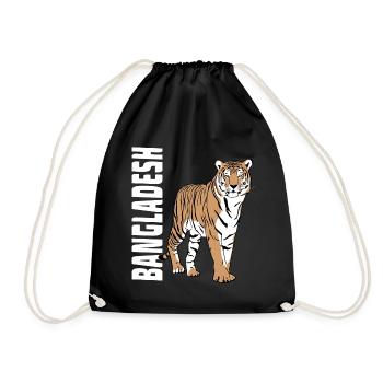 Bangladesh - Bangladesh - Tigre - Sac de sport léger - noir - Devant