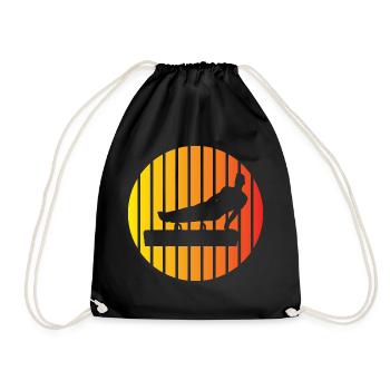 Gymnastics Gymnastics Gymnastics Gymnastics - Drawstring Bag - black - Front