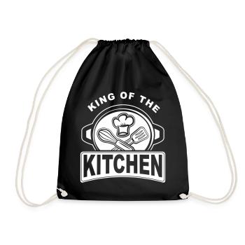 King of the Kitchen - Pour les chefs amateurs et les restaurateurs - Sac de sport léger - noir - Devant