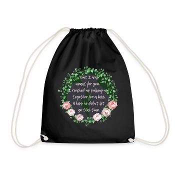 Rose Hathaway Quote-Vampire Academy Richelle Mead - Drawstring Bag - black - Front