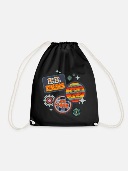 E.T. L'Extra-Terrestre Patches - Sac de sport léger - noir