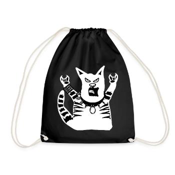 Chat Heavy Metal - Sac de sport léger - noir - Devant