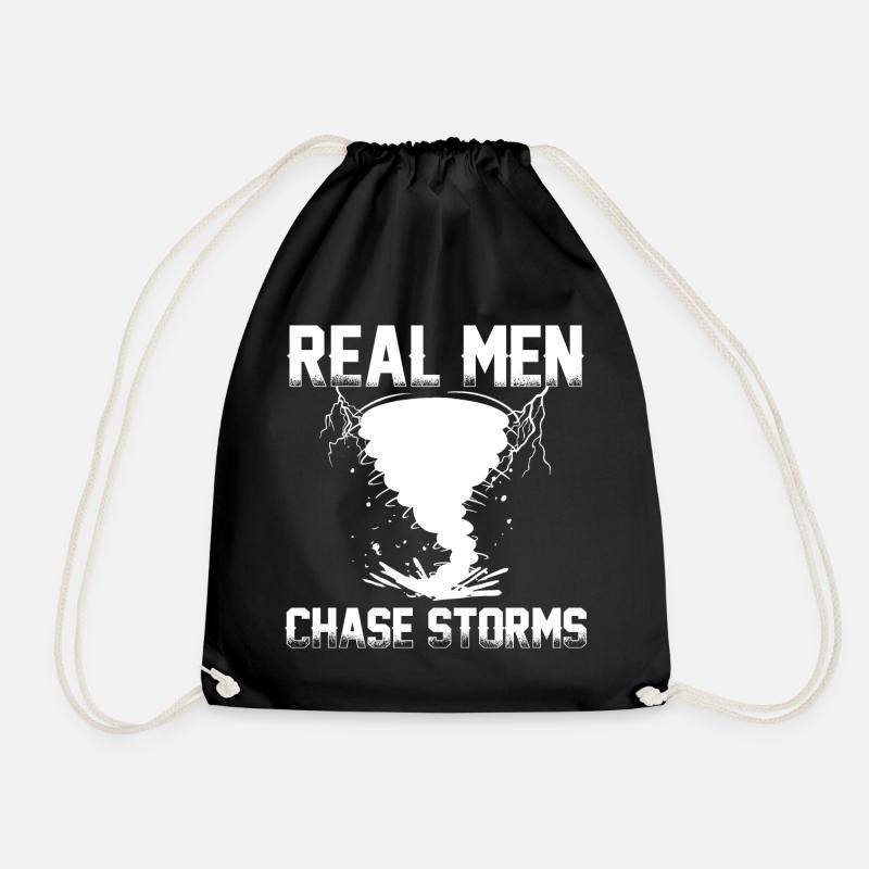 Storm Hunting - Drawstring Bag - black