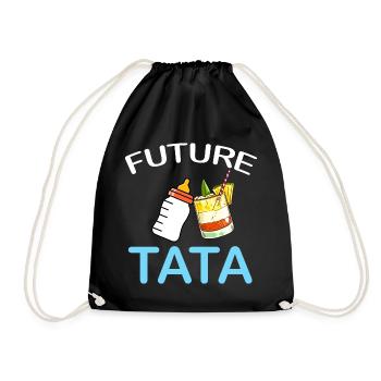 Ma Future tata Idée Cadeau Femme - Sac de sport léger - noir - Devant
