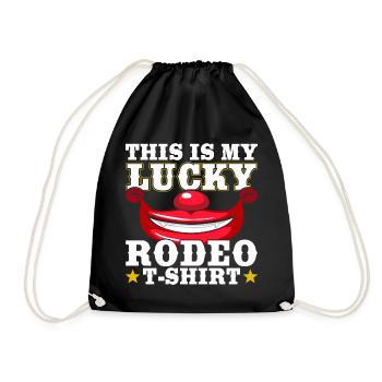 Cowboy - Turnbeutel - Schwarz - Vorne