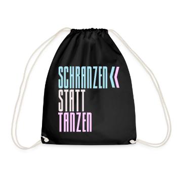 SCHRANZEN AU LIEU DE DANSER - Sac de sport léger - noir - Devant