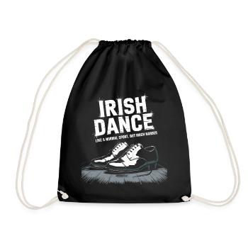 Die Kunst des Irish Dance - Turnbeutel - Schwarz - Vorne