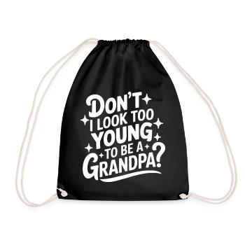 Papy Grand-père Famille Fête des pères - Sac de sport léger - noir - Devant