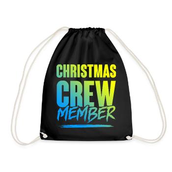 Christmas Crew - Drawstring Bag - black - Front