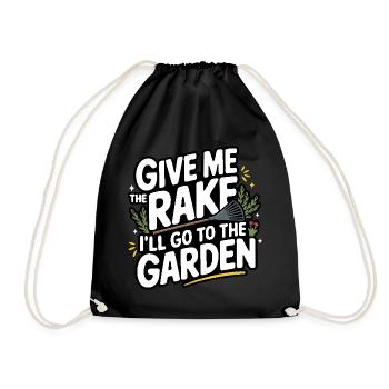 Jardinier Plantes de jardin Jardinage - Sac de sport léger - noir - Devant