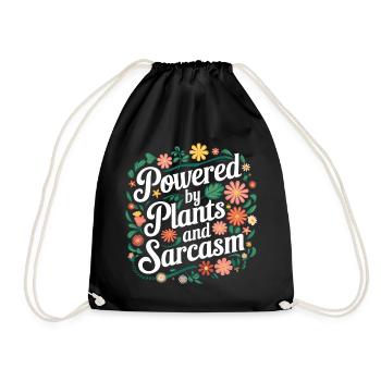 Végétarien Végétalien Végétarien Végétarien - Sac de sport léger - noir - Devant