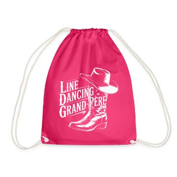 Ligne de danse grand-père - Sac de sport léger - fuchsia - Devant