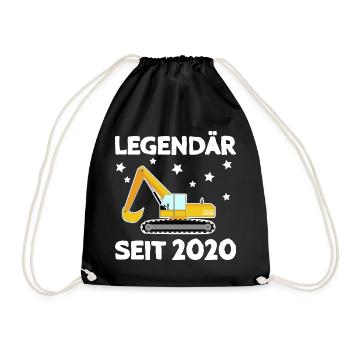Excavatrice légendaire depuis 2020 - Sac de sport léger - noir - Devant