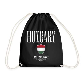 Originaire de Hongrie, né en Hongrie - Sac de sport léger - noir - Devant