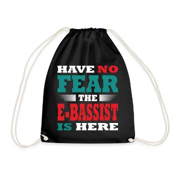 N’ayez crainte, l’E-Bassiste est là Outfit - Sac de sport léger - noir - Devant