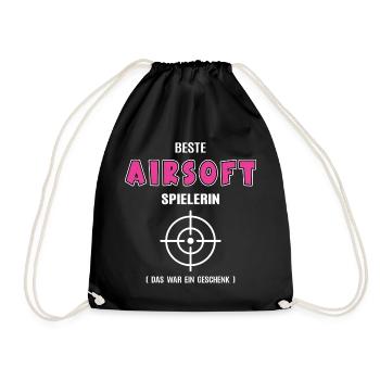 Meilleur Joueur Airsoft Joueur Airsofter Airsoft - Sac de sport léger - noir - Devant