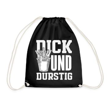 Lustiges Vatertag Geschenk Papa Bier - Turnbeutel - Schwarz - Vorne