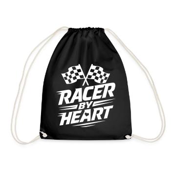 Racer By Heart Motorsport - Turnbeutel - Schwarz - Vorne