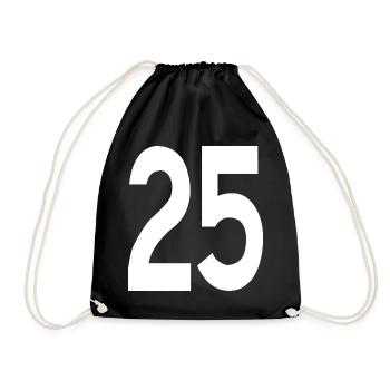 Débuts amicaux 25 - Sac de sport léger - noir - Devant
