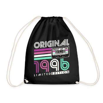 Cadeau rétro pour le 30e anniversaire 1996 - Sac de sport léger - noir - Devant