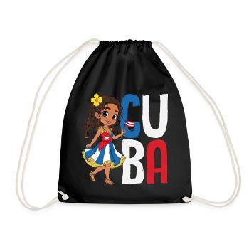 Cuba Pride & Home - Design du drapeau de Cuba - Sac de sport léger - noir - Devant