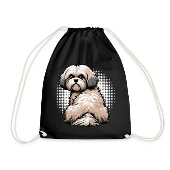 Havanese Havanese Owners Havanese Farmers - Drawstring Bag - black - Front