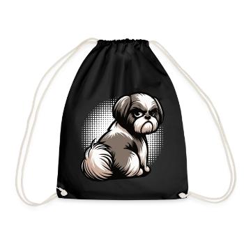 Shih tzu Shih tzus Shih tzu Besitzer Shih tzu fan - Turnbeutel - Schwarz - Vorne