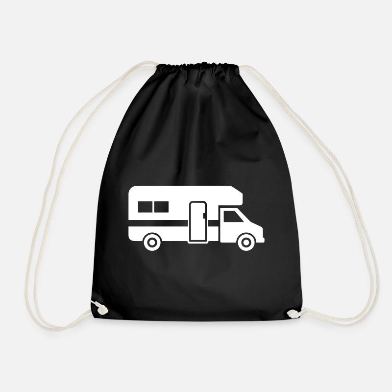 Wohnmobil - Turnbeutel - Schwarz