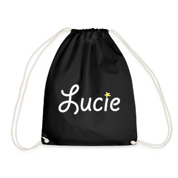 Lucie - Turnbeutel - Schwarz - Vorne