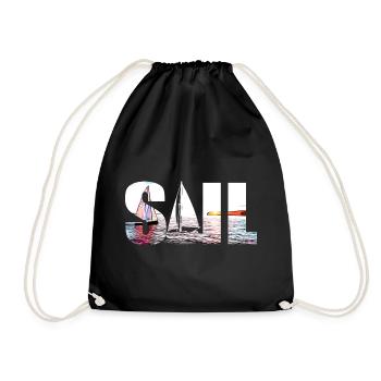 SAIL - Drawstring Bag - black - Front