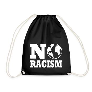 No racism - Sac de sport léger - noir - Devant